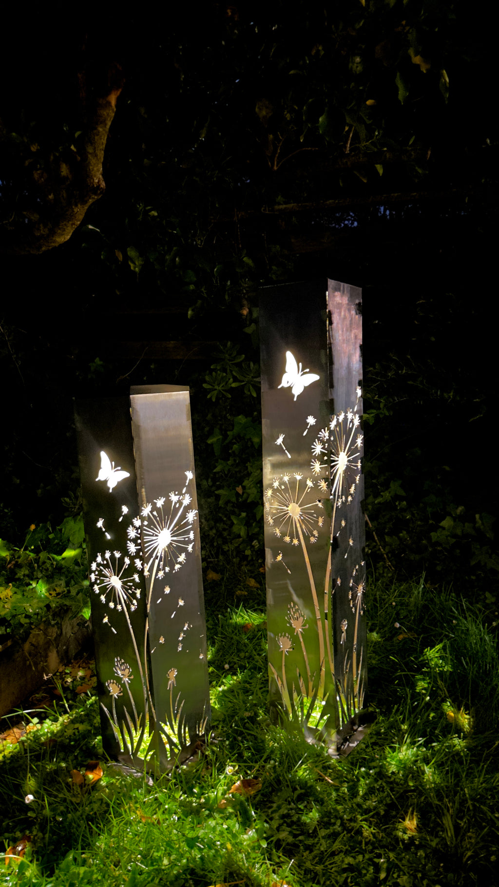 Wish Upon the Wind – Solar Illuminated Garden Pillar