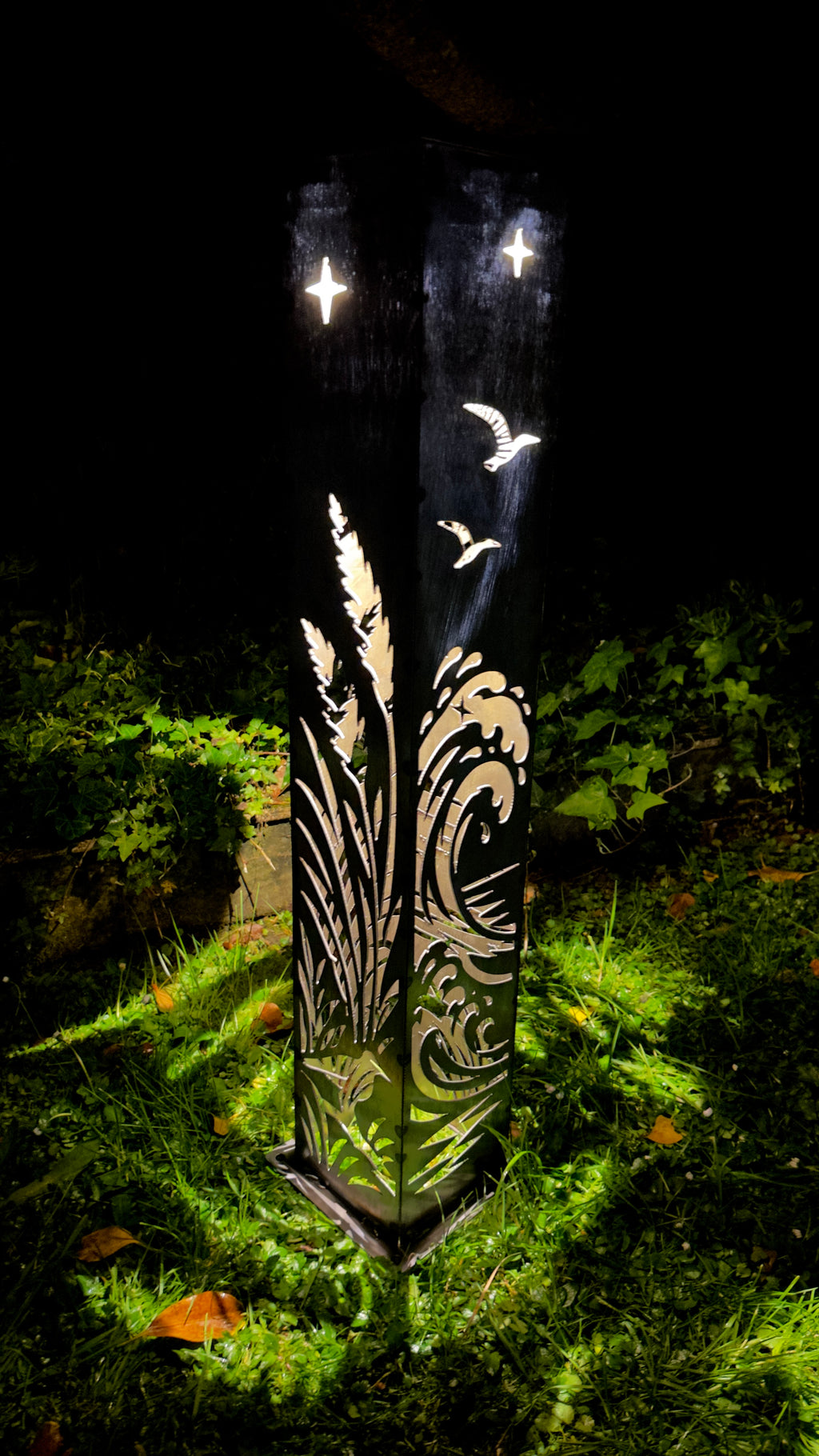 Coastal Journey – Solar Illuminated Garden Pillar