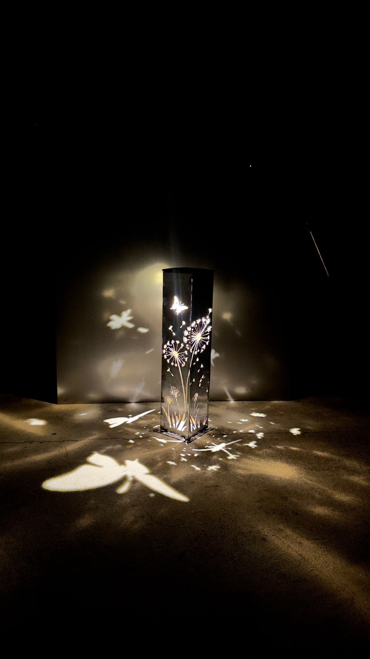 Wish Upon the Wind – Solar Illuminated Garden Pillar