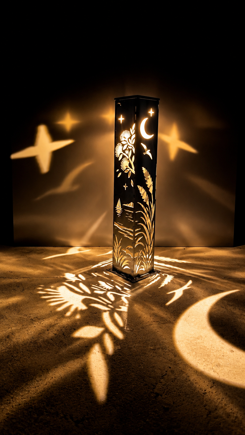 Coastal Journey – Solar Illuminated Garden Pillar